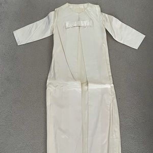 Vintage satin overcoat (handmade)